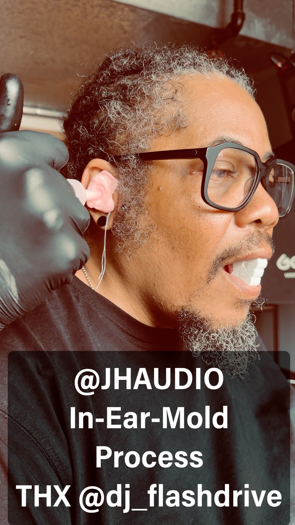 Custom in-ear moulding process at JHAudio, Orlando FL